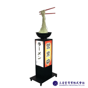 ST818  Moving Ramen Advertising Light Box Automatic  Moving Imitation Ramen Noodles CE standard